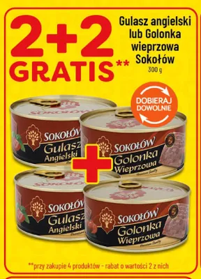 Gulasz angielski Sokołów promocja w POLOmarket