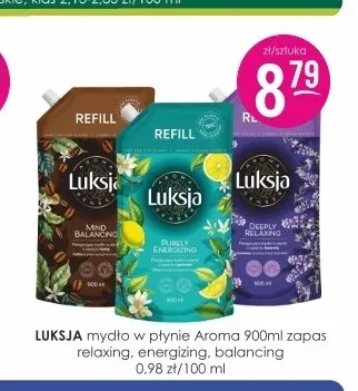 Mydło w płynie zapas Luksja promocja w Drogerie Jasmin