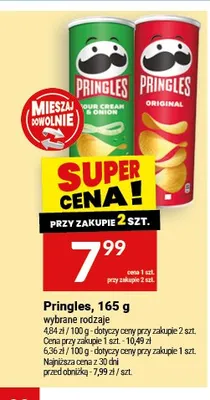 Chipsy Pringles Original promocja w Twój Market