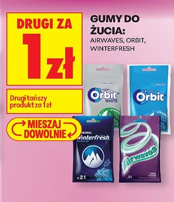Gumy do żucia Winterfresh promocja w Biedronka