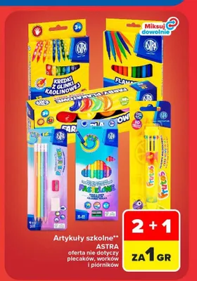 Flamastry Astra promocja w Carrefour