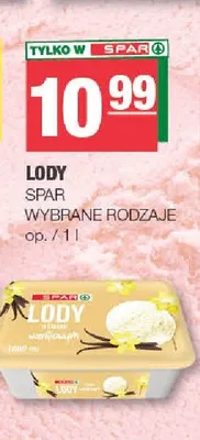 Lody Spar promocja w SPAR