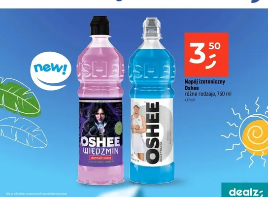 Napój izotoniczny Oshee promocja w Dealz