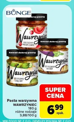 Pasta warzywna Wawrzyniec promocja w Carrefour