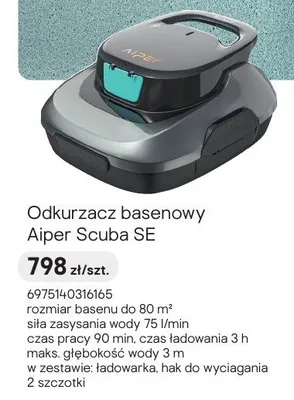 Odkurzacz basenowy Aiper Scuba SE promocja w Castorama