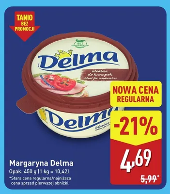 Margaryna Delma promocja w Aldi