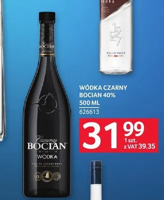 Wódka Czarny Bocian 40% promocja w Selgros