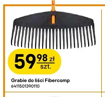 Grabie do liści Fibercomp Fiskars promocja w Castorama