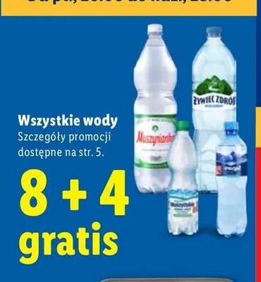 Woda promocja w Lidl