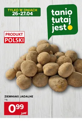 Ziemniaki jadalne polskie promocja w Stokrotka