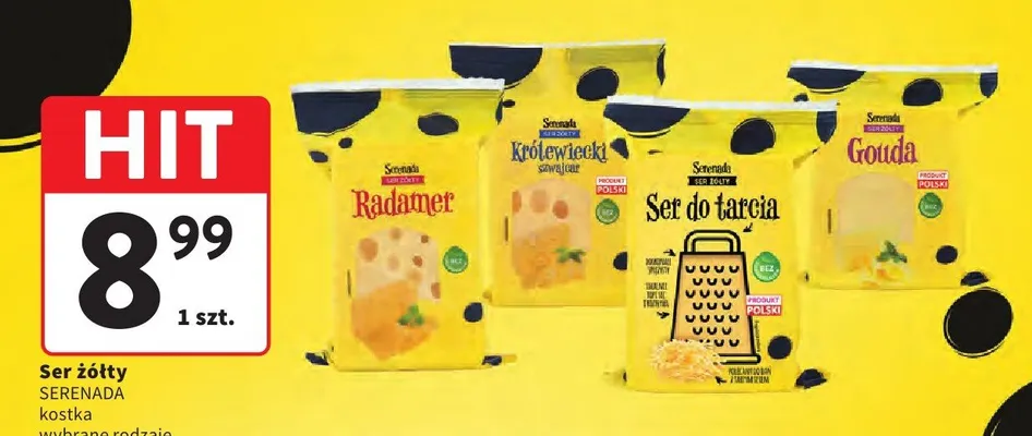 Ser żółty kostka wybrane rodzaje promocja w Intermarche