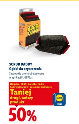 Gąbki do czyszczenia Scrub Daddy BBQ promocja w Lidl