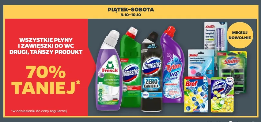Płyny i zawieszki do WC promocja w Netto