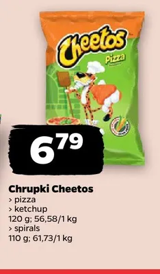 Chrupki Cheetos Ketchup promocja w Netto