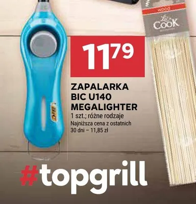 Zapalarka BIC U140 Megalighter promocja w Stokrotka