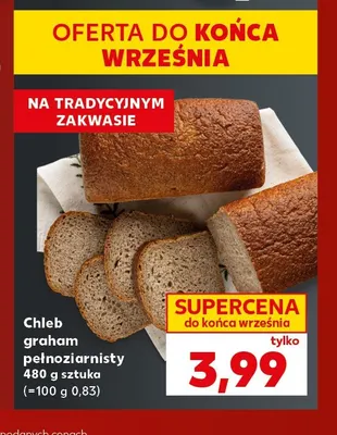 Chleb graham pełnoziarnisty promocja w Kaufland