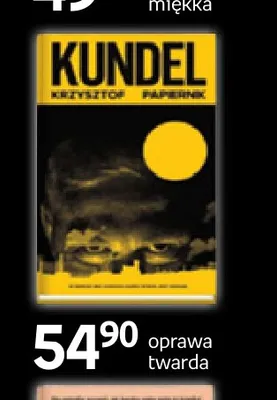 Książka Kundel Krzysztof Papiernik promocja w Empik