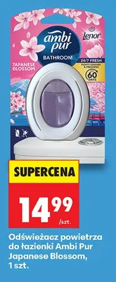 Odświeżacz powietrza do łazienki Ambi Pur Japanese Blossom promocja w Biedronka