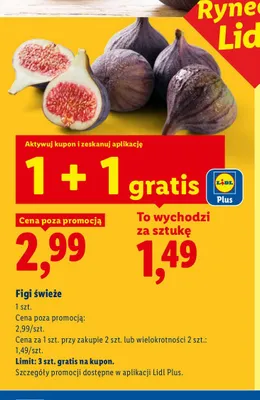 Figi świeże promocja w Lidl
