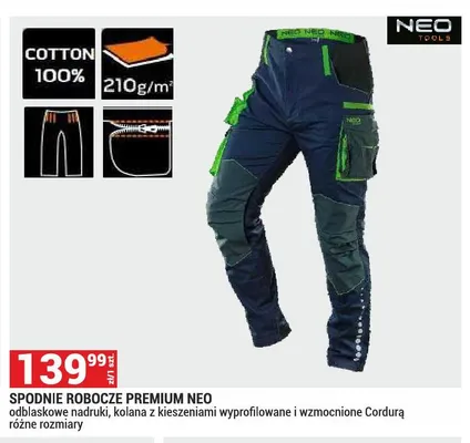 Spodnie robocze Premium Neo promocja w Merkury Market