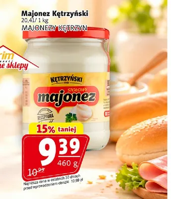 Majonez Kętrzyński stołowy promocja w Prim Market
