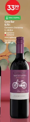 Wino Carmenere 0,75l promocja w Żabka