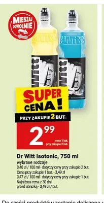 Dr Witt Isotonic promocja w Twój Market