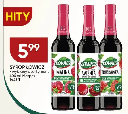 Syrop Łowicz truskawkowy promocja w Chata Polska