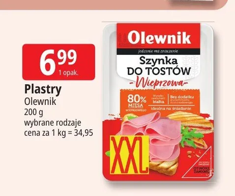 Plastry Olewnik promocja w Leclerc