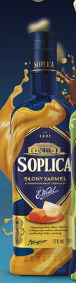 Likier Soplica Słony Karmel z dodatkiem białej czekolady E.Wedel 15% promocja w Selgros
