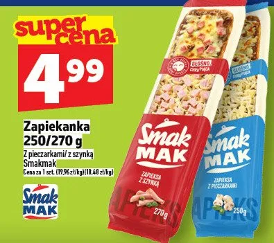 Zapiekanka xxl z szynką Wiodąca marka nasze specjały promocja w TOPAZ