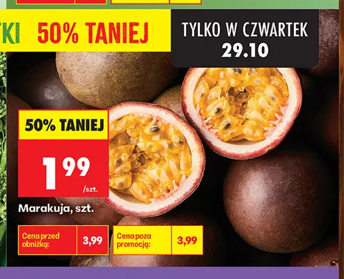 Marakuja promocja w Biedronka
