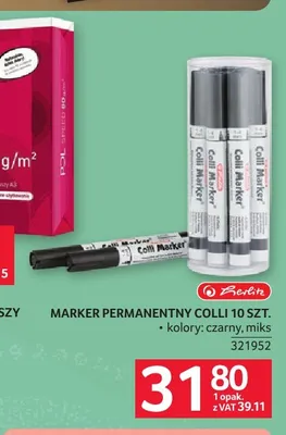 Marker permanentny Colli Herlitz 10-pak promocja w Selgros