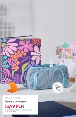 Piórnik z uchwytem promocja w Sinsay