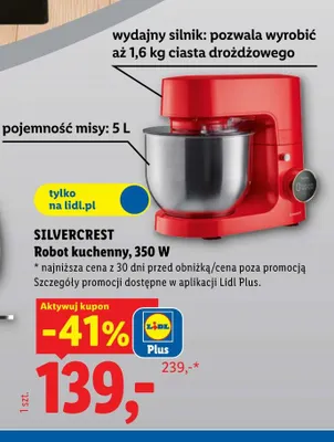 Robot kuchenny Silvercrest promocja w Lidl