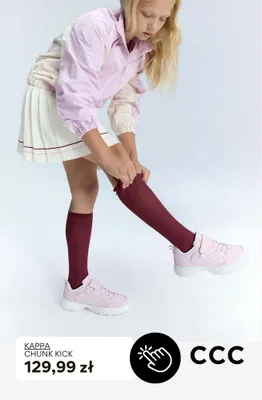 Buty sportowe dziecięce Kappa Chunk Kick promocja w CCC