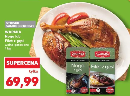 Noga lub filet z gęsi wolno gotowane promocja w Kaufland