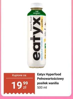 Posiłek pełnowartościowy Eatyx Hyperfood wanilia promocja w Biedronka