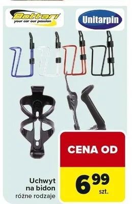 Uchwyt na bidon różne rodzaje promocja w Carrefour