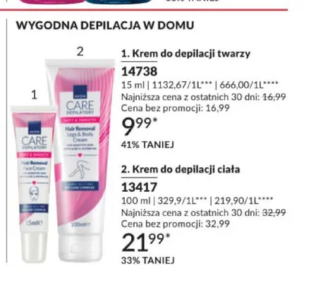 Krem do depilacji ciała Avon Care promocja w AVON