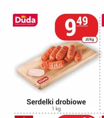 Serdelki drobiowe Duda promocja w Delikatesy Sezam