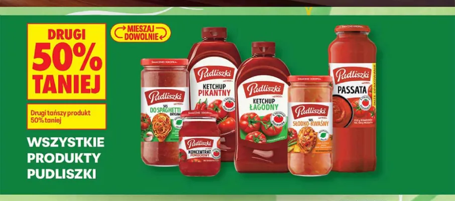 Sos do spaghetti oryginalny Pudliszki promocja w Biedronka