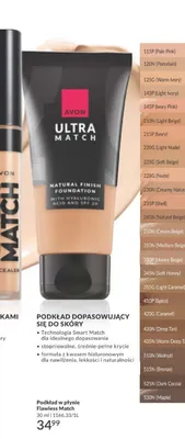 Podkład w płynie Flawless Match promocja w AVON