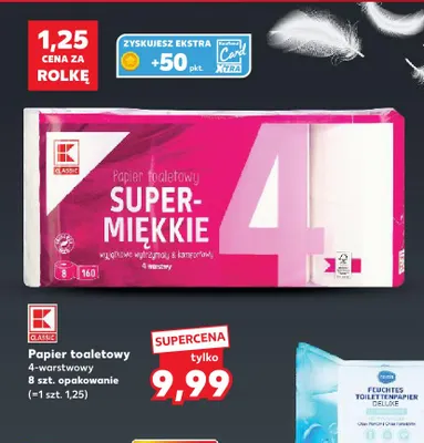 Papier toaletowy 4-warstwowy K-Classic promocja w Kaufland