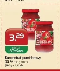 Koncentrat pomidorowy 30% Otco promocja w MALINKA