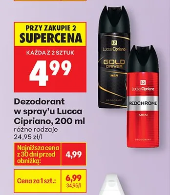 Dezodorant w sprayu Gold Temptation promocja w Biedronka