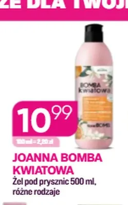 Żel pod prysznic Joanna Bomba Kwiatowa promocja w Drogerie Koliber