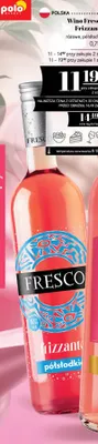 Wino różowe Fresco Frizzante półsłodkie promocja w POLOmarket