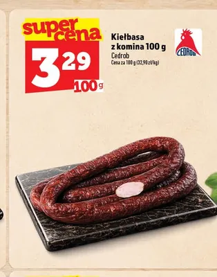 Kiełbasa z komina Cedrob promocja w TOPAZ