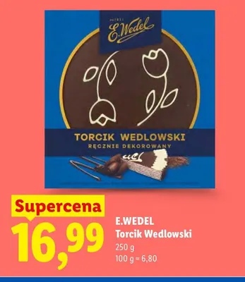 Torcik Wedlowski E.Wedel promocja w Lidl